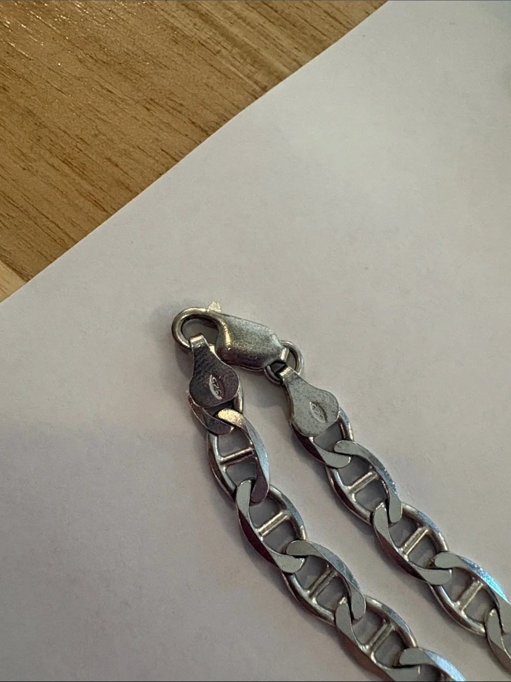 Silver Chain Necklace - Kids size